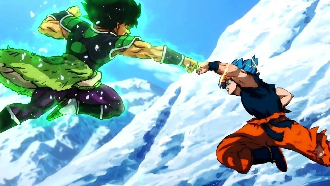 DRAGON BALL GOKU V BROLY DRAGON BALL SUPER