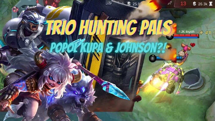 Popol Kupa + The Skilled Driver "Johnson" became hunting pals!?