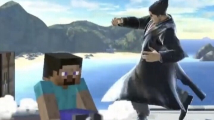 “Steve: Do You Really Think 0.0% Is Safe?” | Steve vs. Heihachi Mishima [Super Smash Bros.]