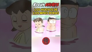 LOS HUEVOS DE LOS MINIS DORAS  🔴🟢🟡 | DORAEMON #caricaturas #doraemon #resumen