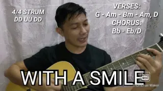 WITH A SMILE | Guitar Tutorial for Beginners