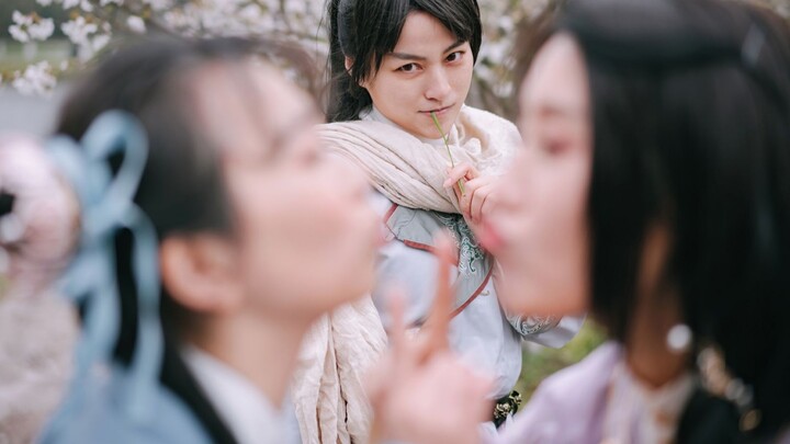 Wanwusheng Studio [Legenda Pedang dan Peri] + [Hanfu] Semua anggota menaburkan gula MV "Kenangan Mer