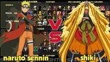 Naruto Sennin Mode VS Shiki The Golden Lion (Anime War) Full Fight 1080P HD