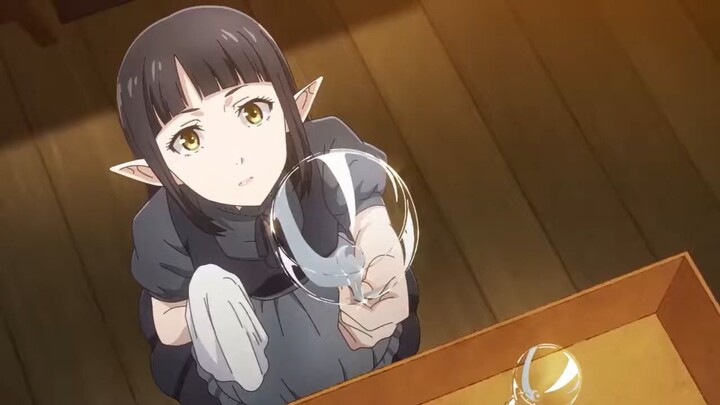 Anime rasa fantasy di meja makan