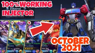 NEW INJECTOR 2021, NO BAN UNLOCK ALL SKINS FREE ML BANG BANG