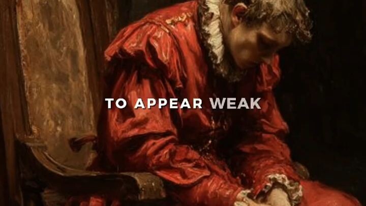 appearing weak