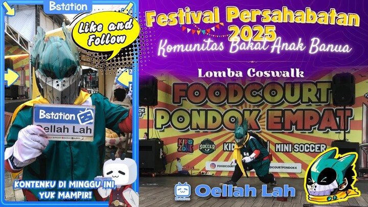 Deku di Lomba Coswalk Festival Persahabatan
