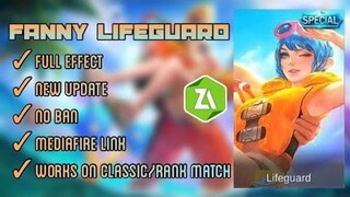 NEW FANNY LIFEGUARD SPECIAL SCRIPT SKIN | FULL EFFECT | MOBILE LEGENDS