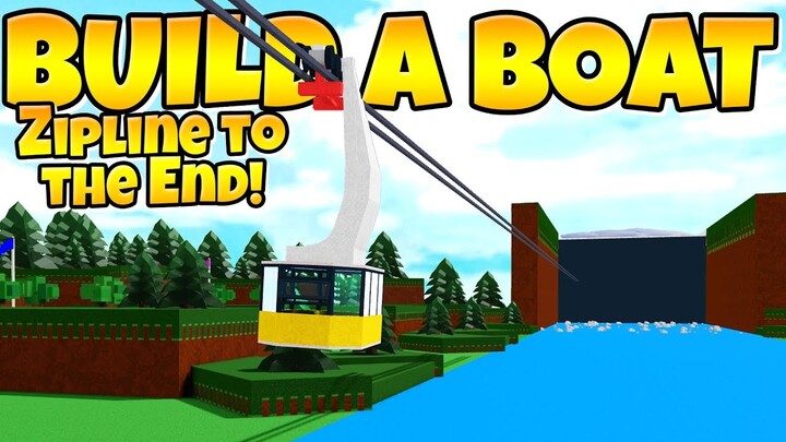 MICRO BLOCK ZIPLINE TO THE END! Build a Boat