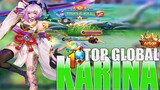Supreme No. 1 Insane Karina Perfect Gameplay [ Top 1 Global Karina ]  by : KiruTzy- MLBB