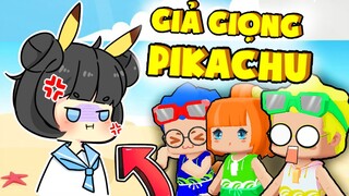 Mèo Simmy "Giả Giọng Pikachu" Troll HeroTeam Siêu Dễ Thương Trong Mini World