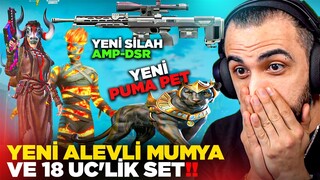 YENİ ALEVLİ MUMYA SETİ, PUMA PET VE YENİ SİLAH AMP-DSR EFSANE! (ZOMBİ MODU GERİ DÖNDÜ) | PUBG MOBILE