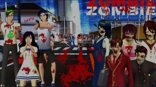 A MOVIE CALLED ZOMBIE - SAKURA SCHOOL SIMULATOR | cr By: BLACKCPINKGAME YouTube