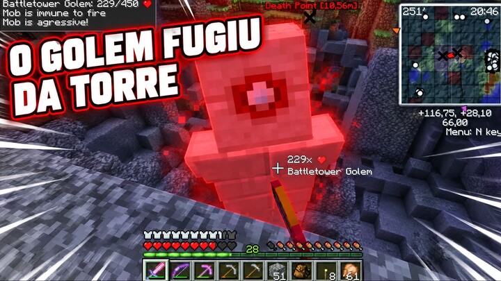 O Golem fugiu da torre!