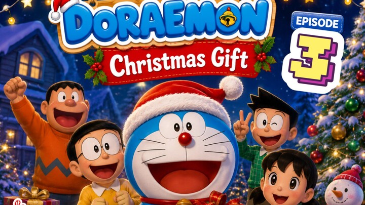 🎄🎁 Doraemon’s Christmas Gift! 💙✨A little Christmas magic, a big surprise! 👀🎅Watch till the end!