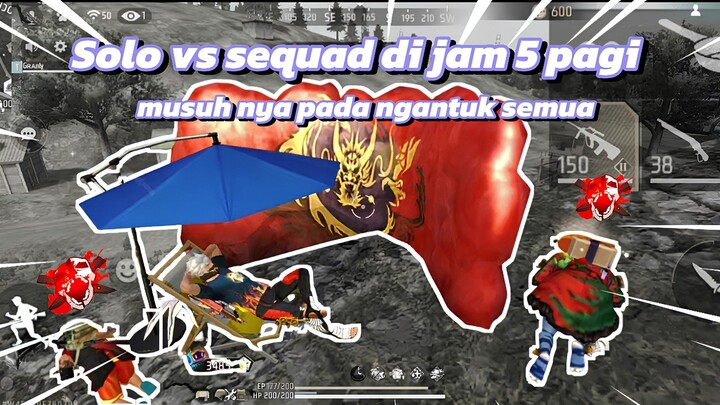 Solo vs sequad kill 17 full gameplay free fire exe.