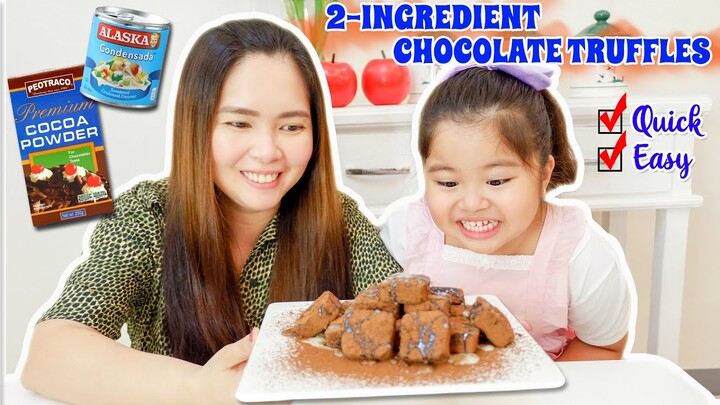 Condensed Milk Chocolate Truffles | 2 Ingredients Only