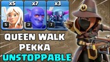 UNSTOPPABLE META _ Th11 Pekka Smash After Update With Queen Walk - Best TH11 3 Star Attack PART#1