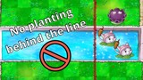 I can only plant in the 3 columns in front... | PvZ challenge