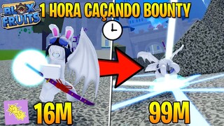 🌊 1 HORA CAÇANDO BOUNTY DE QUAKE NO BLOX FRUITS, PEGUEI MUITO BOUNTY!!!