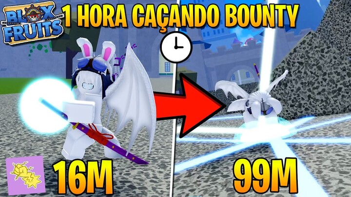 🌊 1 HORA CAÇANDO BOUNTY DE QUAKE NO BLOX FRUITS, PEGUEI MUITO BOUNTY!!!