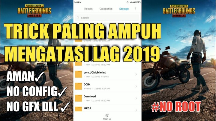 Trik Cara Mengatasi Lag Paling AMPUH!! No Gfx & No Config Pastinya NO ROOT