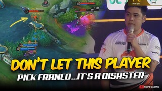 THIS IS WHY YOU CAN'T LET THIS PLAYER PICK FRANCO..🤯