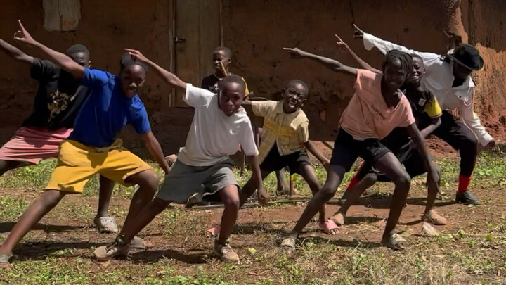 African kids celebrate the release of the Michael movie in their own way!!!