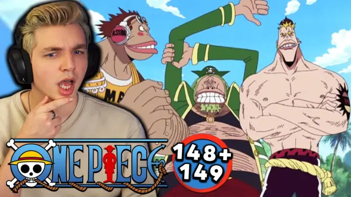 who ARE these guys?? | One Piece REACTION Episode 148 + 149