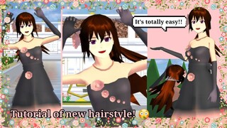 New hairstyle 😍//Tutorial Sakura School Simulator by Sakura Princess