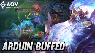 AoV : ARDUIN BUFFED NEW PATCH - ARENA OF VALOR | LIÊNQUÂNMOBILE | ROV