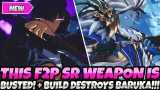 *THIS F2P SR WEAPON IS BUSTED!* + THE BEST JIN WOO BUILD TO DESTROY BARUKA!! (Solo Leveling Arise)