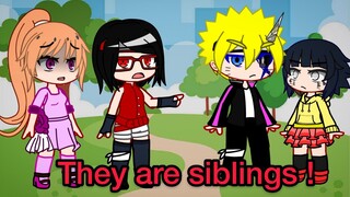 They’re Siblings ‼️⚠️ || Boruto meme || Gacha Club