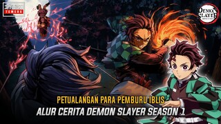 SELURUH ALUR CERITA KIMETSU NO YAIBA ( DEMON SLAYER ) SEASON 1