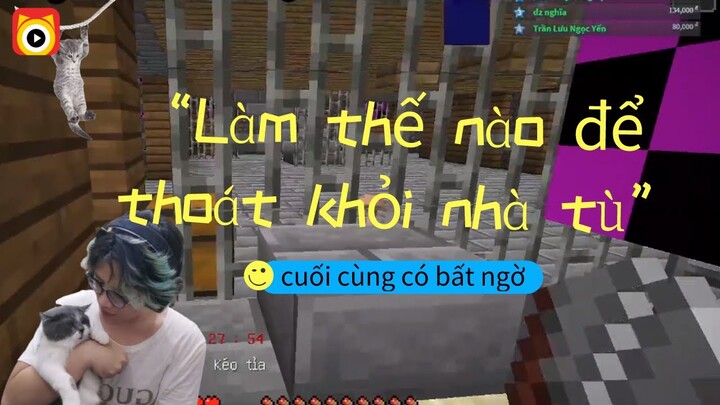 Redhoodvn | Làm thế nào để thoát khỏi nhà tù(cuối cùng có bất ngờ😉) |Minecraft