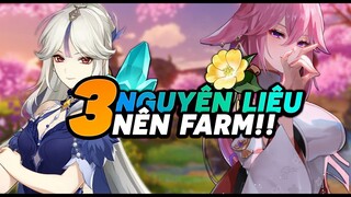 3 Nguyên Liệu bạn nên Farm trong Genshin Impact