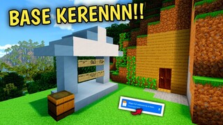 BASE KERENN!! DALEM NYA FULL REDSTONE&COMMAND BLOCK!! - Map Showcase Minecraft #142