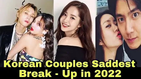 Top Korean Couples Saddest Break-Up in 2022 | Park min young | Lee mun ho |