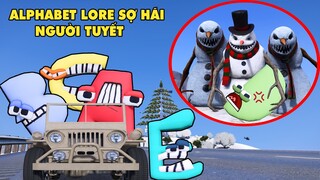 GTA 5 ALPHABET LORE Sợ Hãi Khi Thấy Quái Vật Người Tuyết Bắt Cóc Mọi Người Dân Ở Vùng Quê Hẻo Lánh