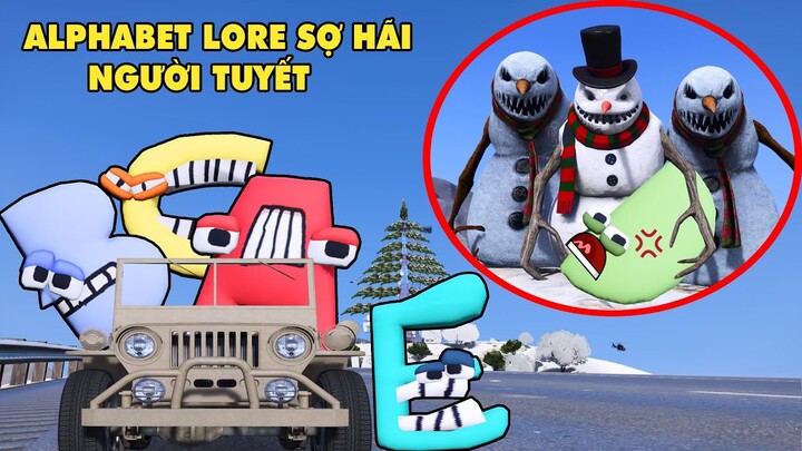 GTA 5 ALPHABET LORE Sợ Hãi Khi Thấy Quái Vật Người Tuyết Bắt Cóc Mọi Người Dân Ở Vùng Quê Hẻo Lánh