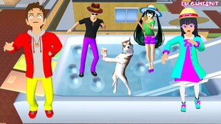 Yuta Mio Obby Parkour Cepat Cepat Bisa Dance Di Pantai 🍬🍭 Sakura School Simulator @Ebi Gamespot