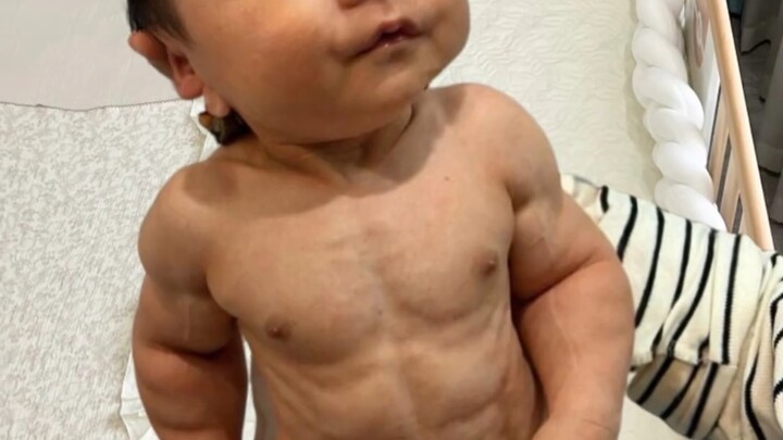 หนูน้อยพรสวรรค์ด้านฟิตเนสตั้งแต่เกิด #ฟิตเนส #หนุ่มซิกแพค #หนุ่มกล้ามโต