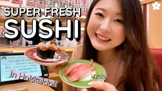 Toriton Sushi in Hokkaido 🍣 Sushi Mukbang | How Much Was The Bill!? 💸