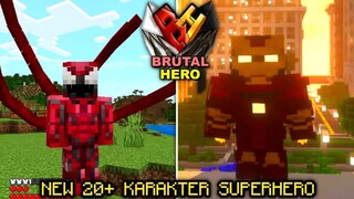 AKHIRNYA RILIS ‼️ADDON BRUTAL HERO DI MINECRAFT PE 1.19+ | BANYAK HERONYA WOWW GRATIS JUGA..