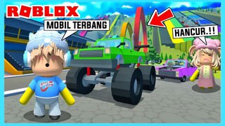 Pertama Kali Aku Dan Adiku Terbang Dan Meluncur Pake Mobil Di Game Wobbly Life ft @Shasyaalala