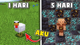 SETIAP BANGUN TIDUR TUBUHKU BERUBAH❗️❗️ 100 Hari Minecraft #1