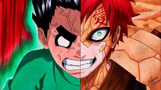 rock lee melawan gaara sub indo