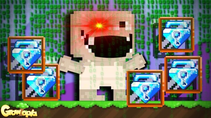 Noob with 500 DL Prank😂😂 (HACK MODE?) || Growtopia