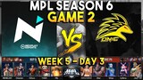 NXP SOLID VS ONIC PH (GAME 2) | MPL PH S6 WEEK 5 DAY 3