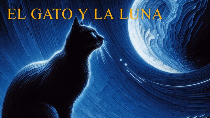 El gato y la luna
